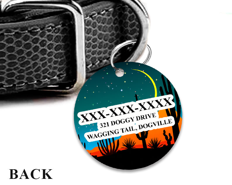 Pet ID Tag | Warm Desert